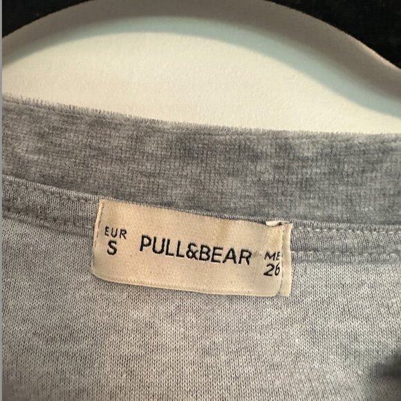 Grey Velour Pullover Sweater - Picture 3 of 3